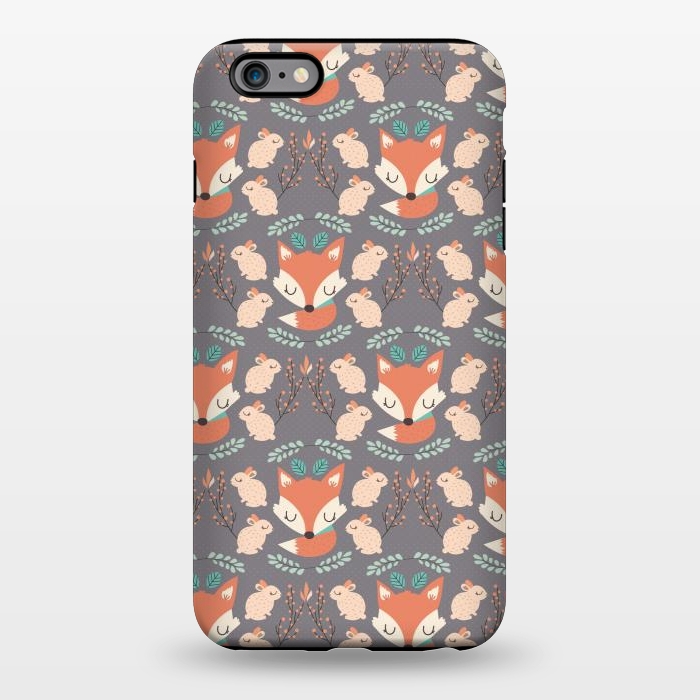iPhone 6/6s plus StrongFit Foxes and bunnies by Maria Jose Da Luz