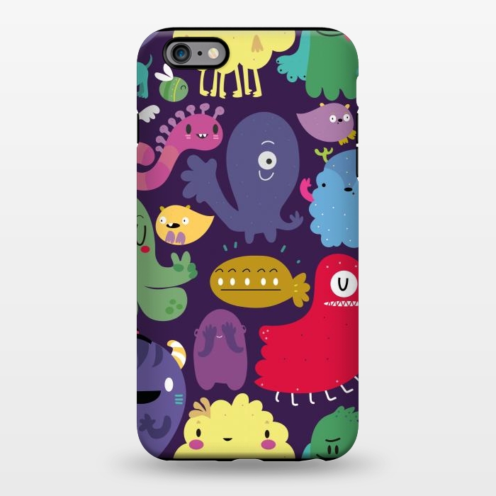 iPhone 6/6s plus StrongFit Colorful monsters by Maria Jose Da Luz