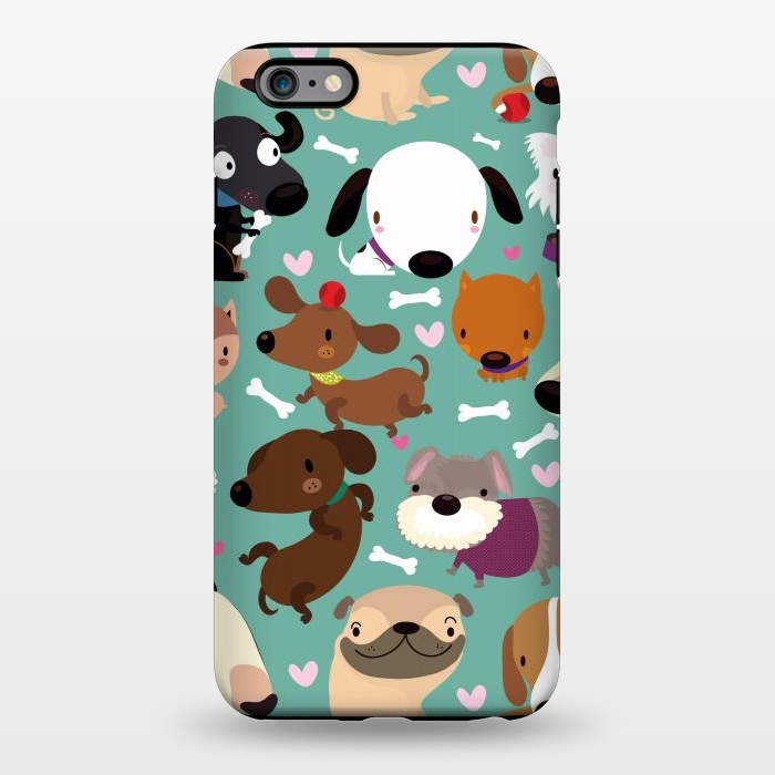 iPhone 6/6s plus StrongFit Happy dogs by Maria Jose Da Luz