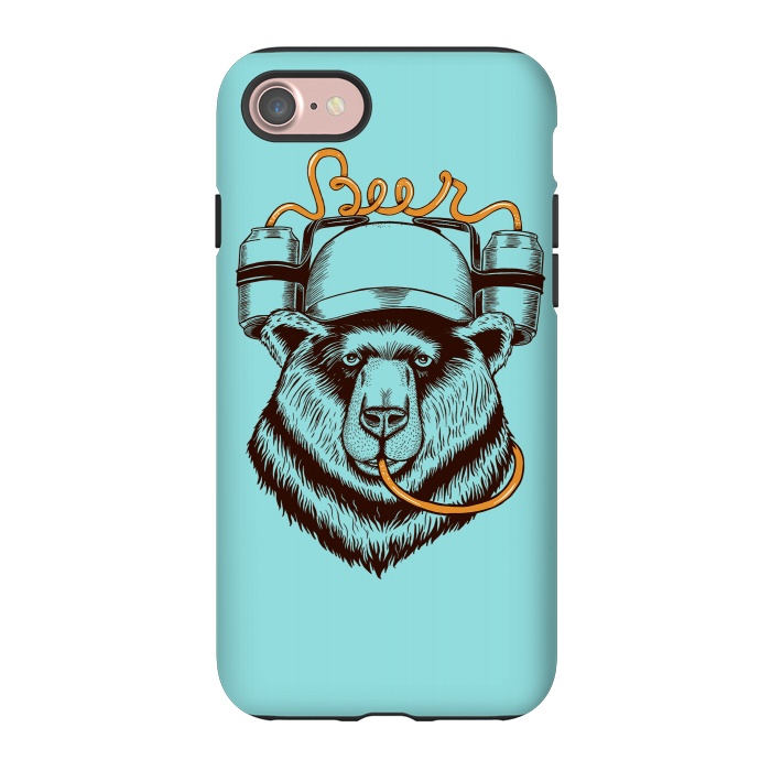 iPhone 7 StrongFit BEAR LOVE BEER by Coffee Man