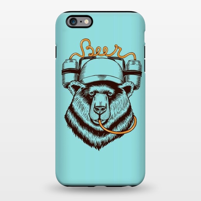 iPhone 6/6s plus StrongFit BEAR LOVE BEER by Coffee Man