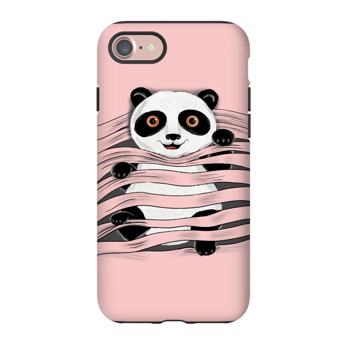 iPhone 7 StrongFit Little Panda by Coffee Man