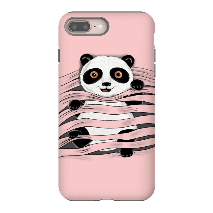 iPhone 7 plus StrongFit Little Panda by Coffee Man