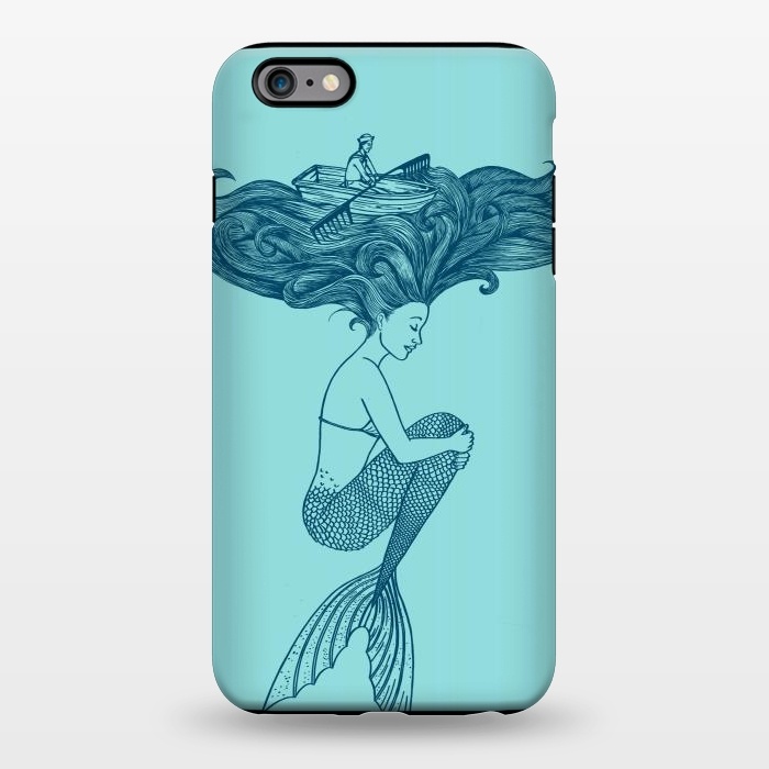 iPhone 6/6s plus StrongFit Mermaid Hairs by Coffee Man