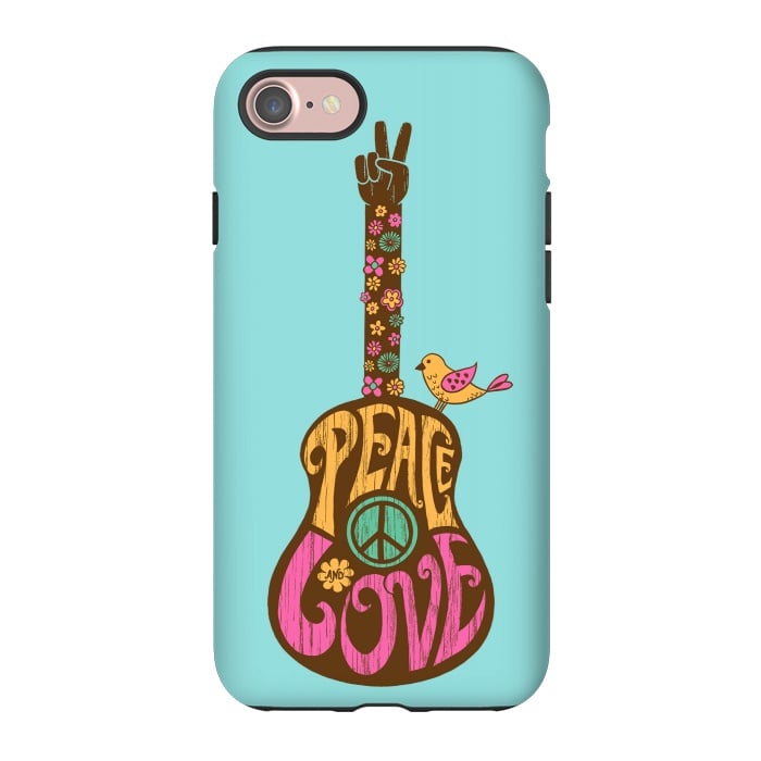 iPhone 7 StrongFit Peace and love by Coffee Man