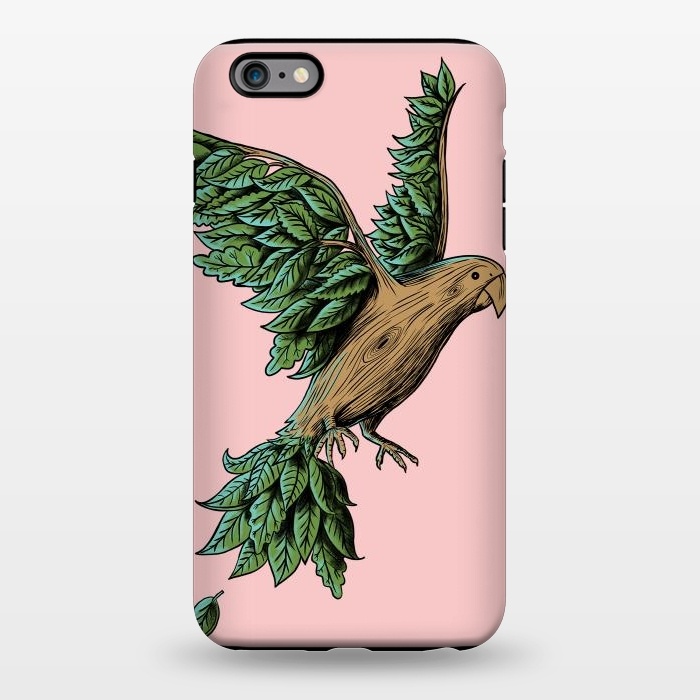 iPhone 6/6s plus StrongFit Wood Bird by Coffee Man
