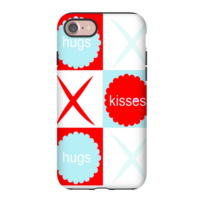 iPhone 7 StrongFit Hugs & Kissies by Bettie * Blue