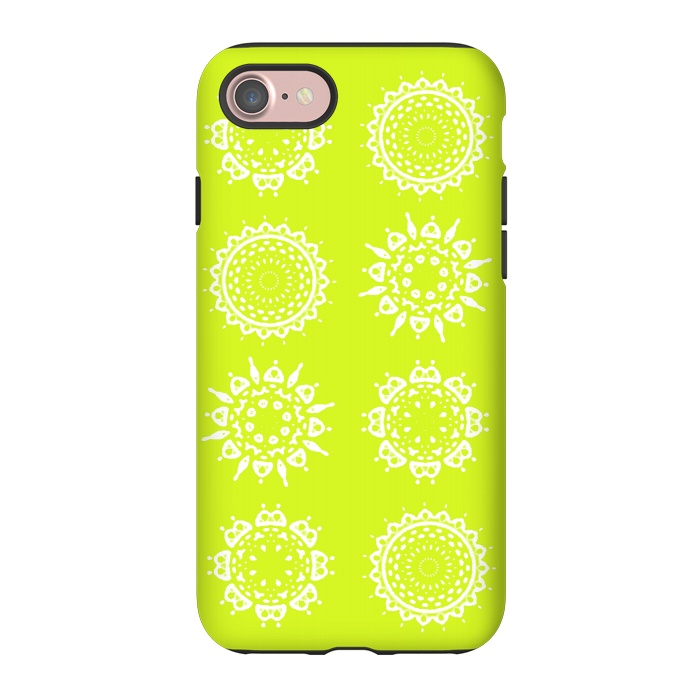 iPhone 7 StrongFit Oh Chartreuse! by Bettie * Blue