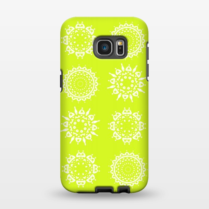 Galaxy S7 EDGE StrongFit Oh Chartreuse! by Bettie * Blue