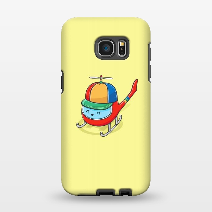 Galaxy S7 EDGE StrongFit Happy Copter by Xylo Riescent