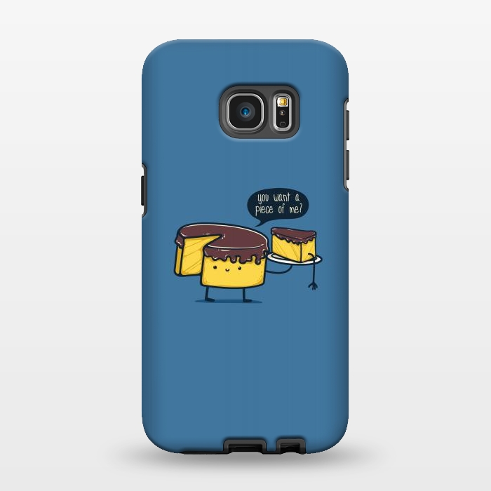 Galaxy S7 EDGE StrongFit Do you want a piece of me? by Xylo Riescent