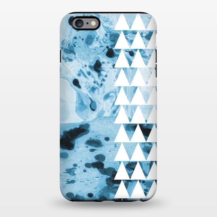 iPhone 6/6s plus StrongFit Marble triangles by Laura Grant