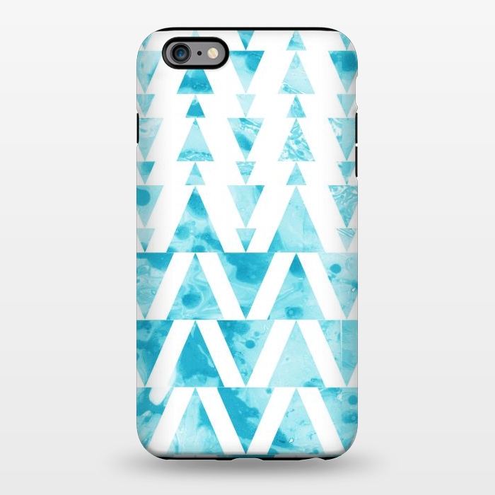 iPhone 6/6s plus StrongFit Marble triangles 2 by Laura Grant