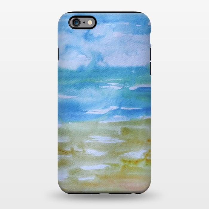 iPhone 6/6s plus StrongFit Miami Beach Watercolor #1 by ANoelleJay
