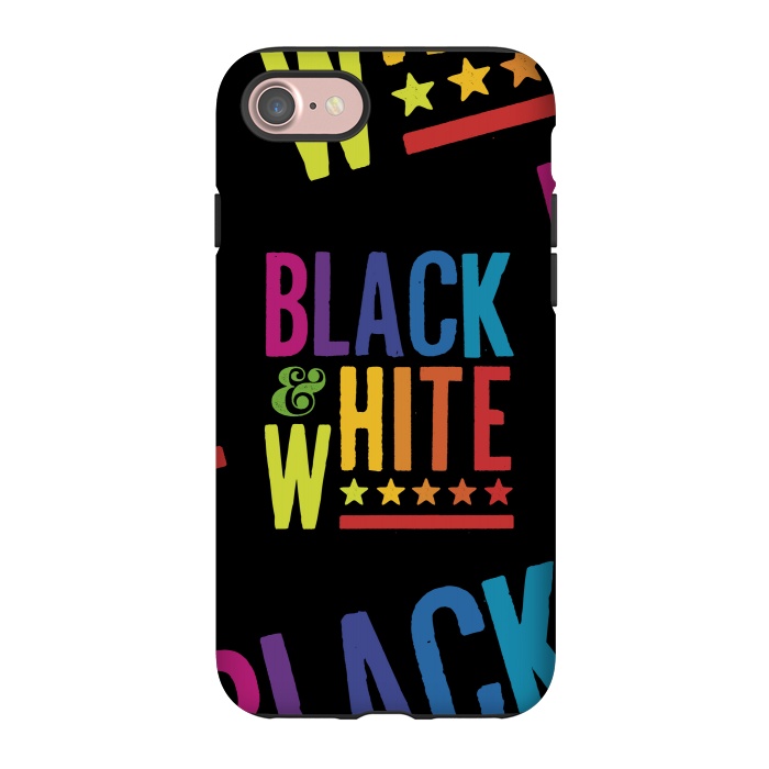 iPhone 7 StrongFit Colorful Black & White by Dellán