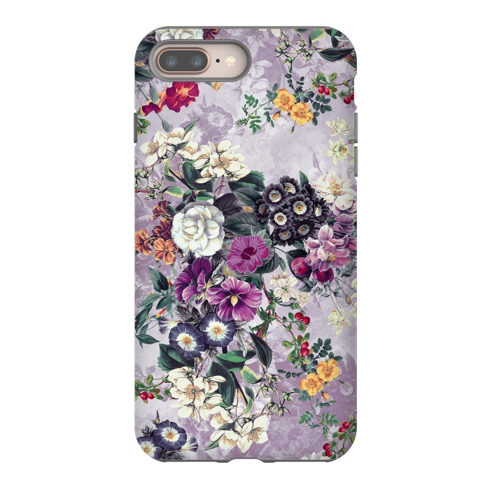 iPhone 7 plus StrongFit Floral Pattern by Riza Peker