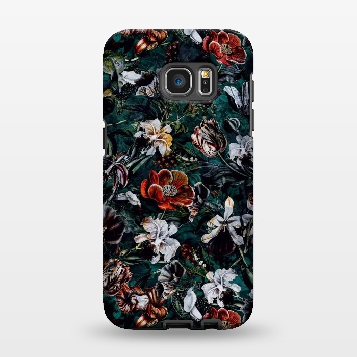 Galaxy S7 EDGE StrongFit Floral Pattern VI by Riza Peker