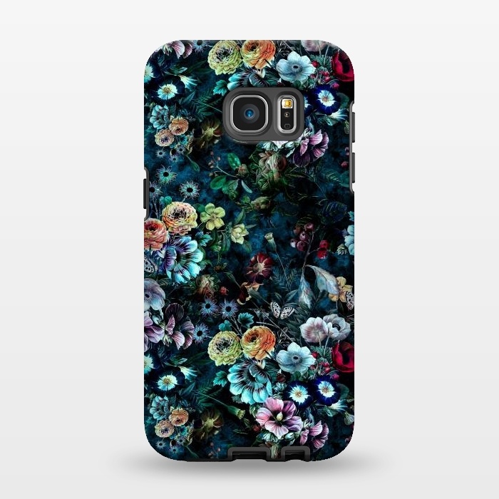 Galaxy S7 EDGE StrongFit Floral Pattern VIII by Riza Peker