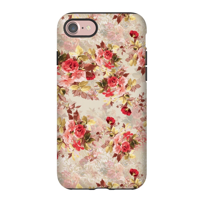 iPhone 7 StrongFit Floral Pattern X by Riza Peker