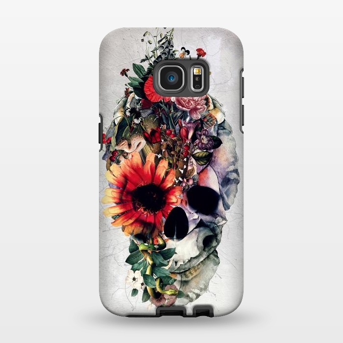 Galaxy S7 EDGE StrongFit Two Face Skull by Riza Peker