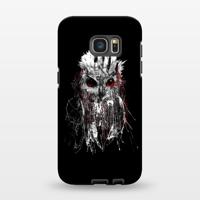 Galaxy S7 EDGE StrongFit Owl BW by Riza Peker