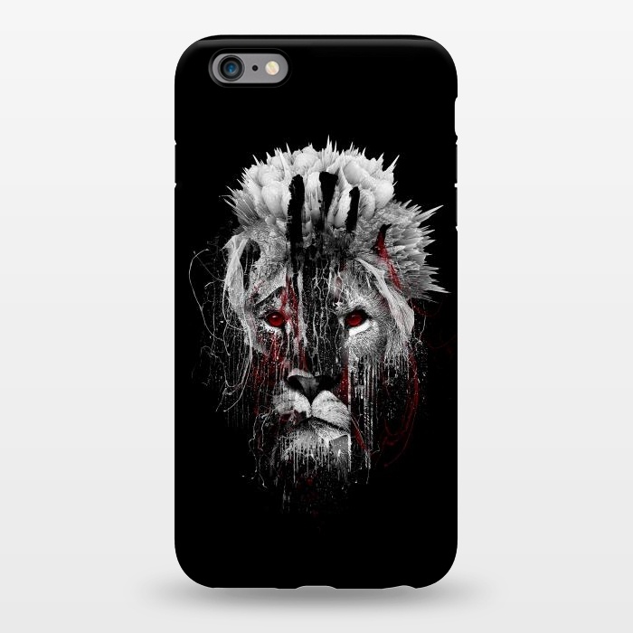 iPhone 6/6s plus StrongFit Lion BW by Riza Peker