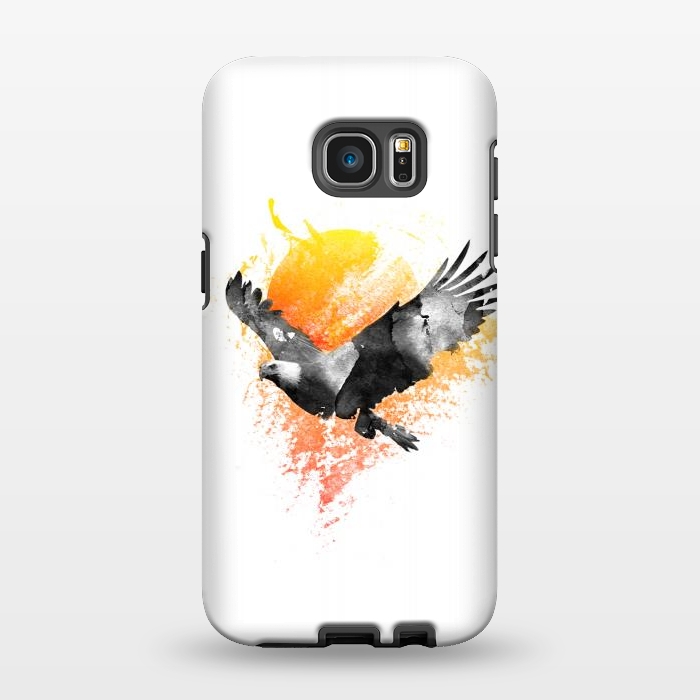 Galaxy S7 EDGE StrongFit The Eagle that touched the sun by Rui Faria