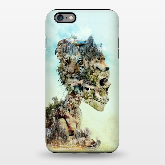iPhone 6/6s plus StrongFit Nature Skull by Riza Peker