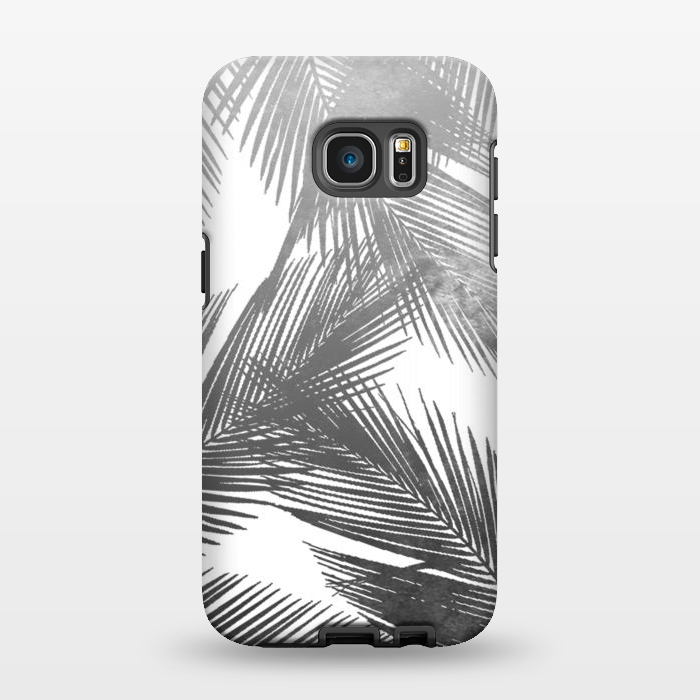Galaxy S7 EDGE StrongFit Palms BW by Rui Faria