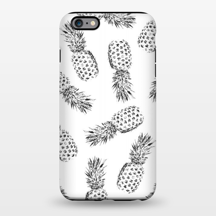 iPhone 6/6s plus StrongFit Pineapples black and white by Rui Faria