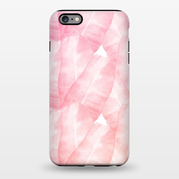 iPhone 6/6s plus StrongFit banana leaves pink by Rui Faria