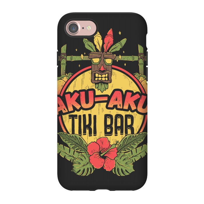 iPhone 7 StrongFit Aku Aku - Tiki Bar by Ilustrata