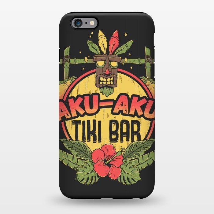 iPhone 6/6s plus StrongFit Aku Aku - Tiki Bar by Ilustrata