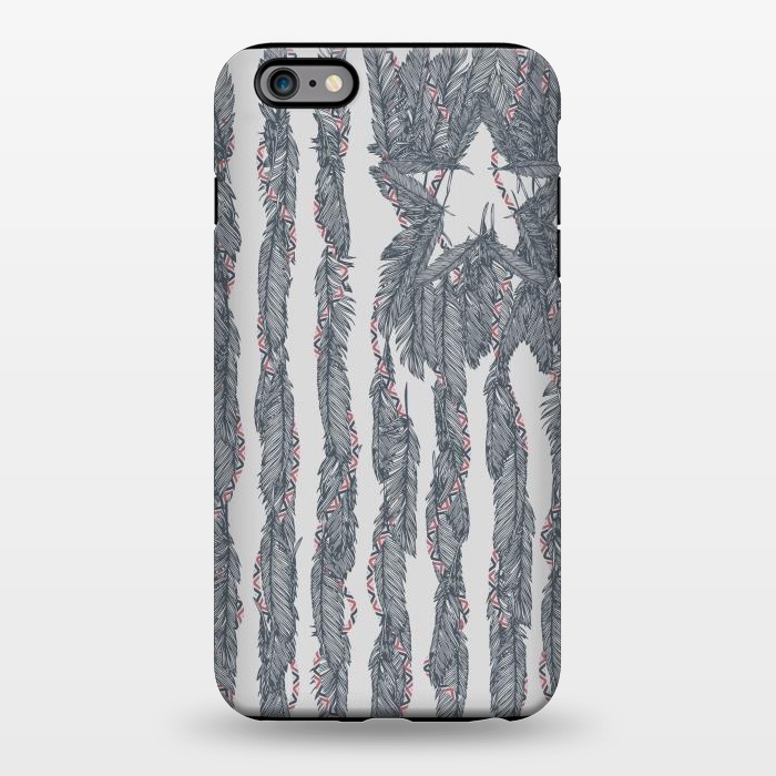 iPhone 6/6s plus StrongFit America Feather Flag by Sitchko