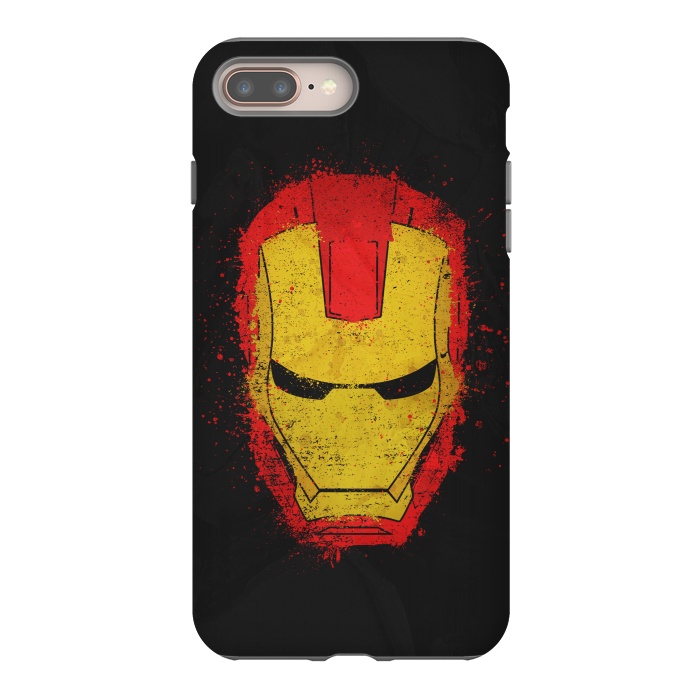 iPhone 7 plus StrongFit Iron Man splash by Sitchko