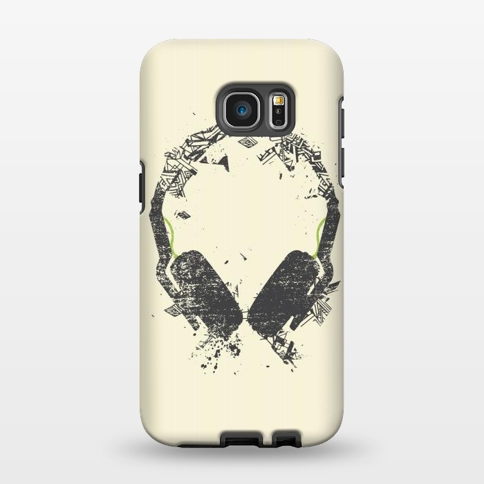 Galaxy S7 EDGE StrongFit Art Headphones by Sitchko