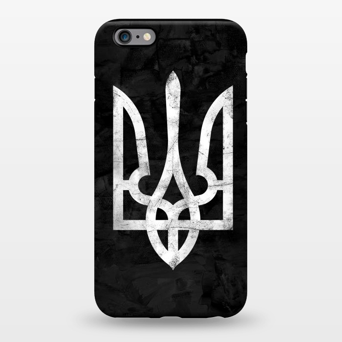 iPhone 6/6s plus StrongFit Ukraine Black Grunge by Sitchko