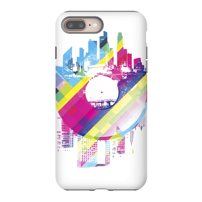 iPhone 7 plus StrongFit Urban Vinyl Colorful by Sitchko