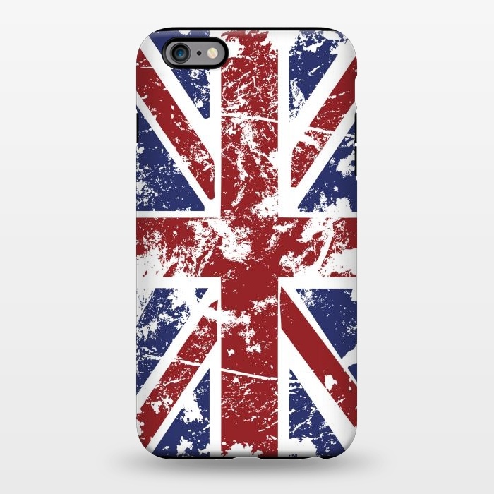 iPhone 6/6s plus StrongFit Grunge UK Flag  by Sitchko