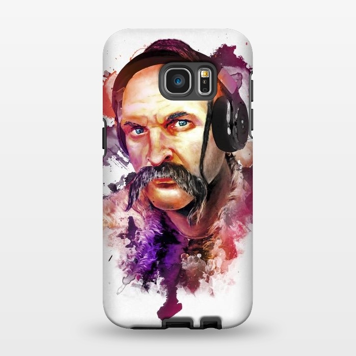 Galaxy S7 EDGE StrongFit Cossack Ivan Sirko listen music by Sitchko