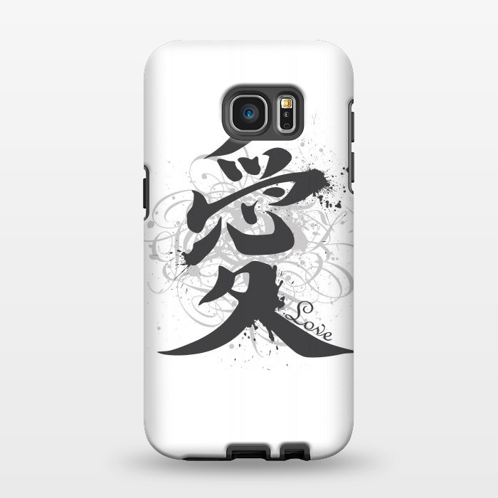 Galaxy S7 EDGE StrongFit Hieroglyph "Love" by Sitchko