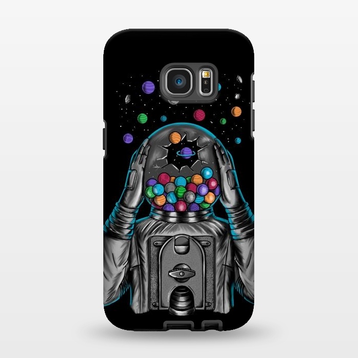 Galaxy S7 EDGE StrongFit Astronaut Explotion by Coffee Man