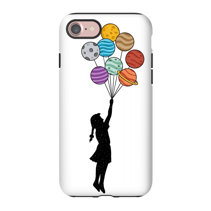 iPhone 7 StrongFit Planets Balloons by Coffee Man