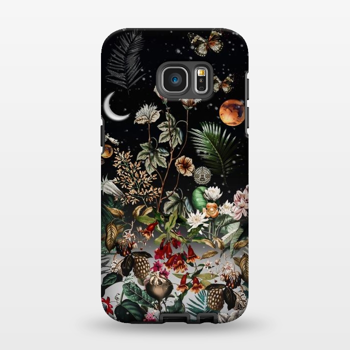 Galaxy S7 EDGE StrongFit Beautiful night garden by Burcu Korkmazyurek