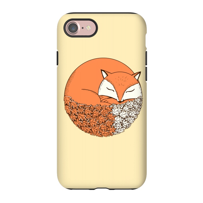 iPhone 7 StrongFit Fox-baige by Coffee Man