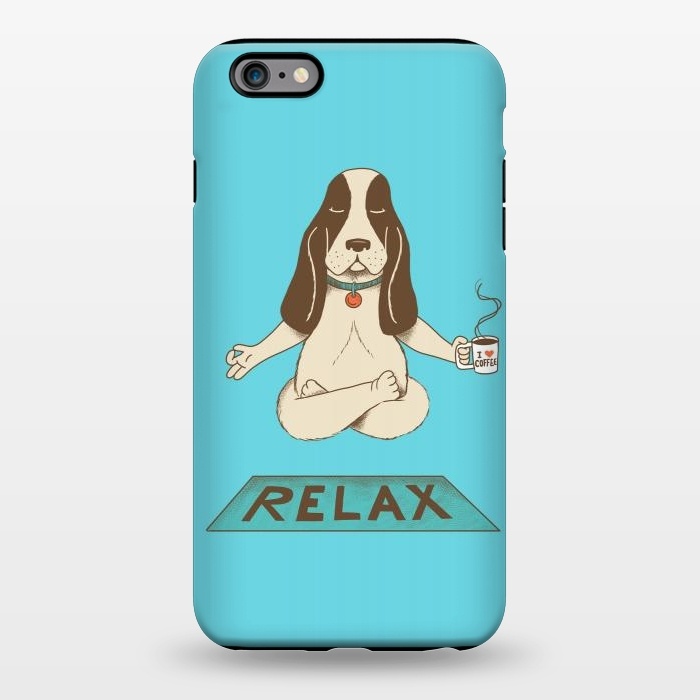 iPhone 6/6s plus StrongFit Dog Relax by Coffee Man