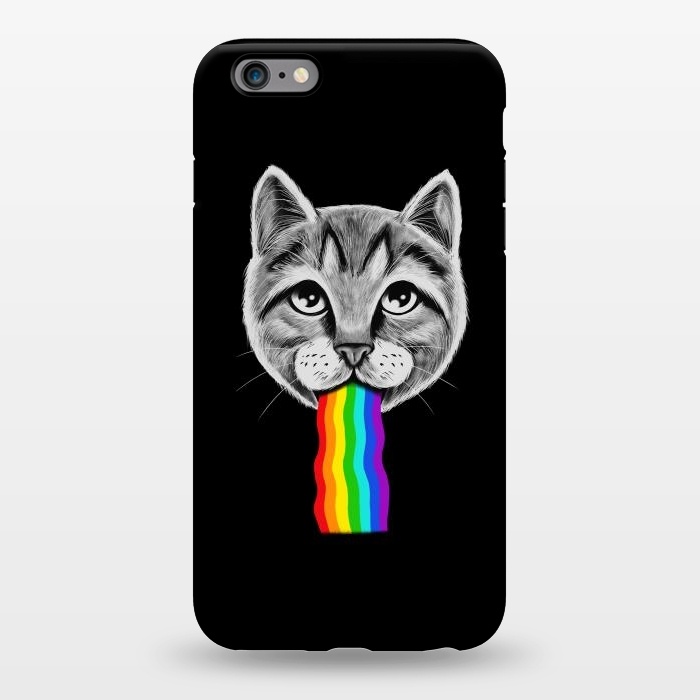 iPhone 6/6s plus StrongFit Cat rainbow by Coffee Man