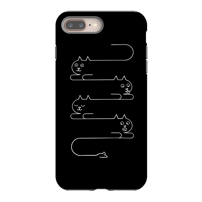 iPhone 7 plus StrongFit Cats Line by Coffee Man