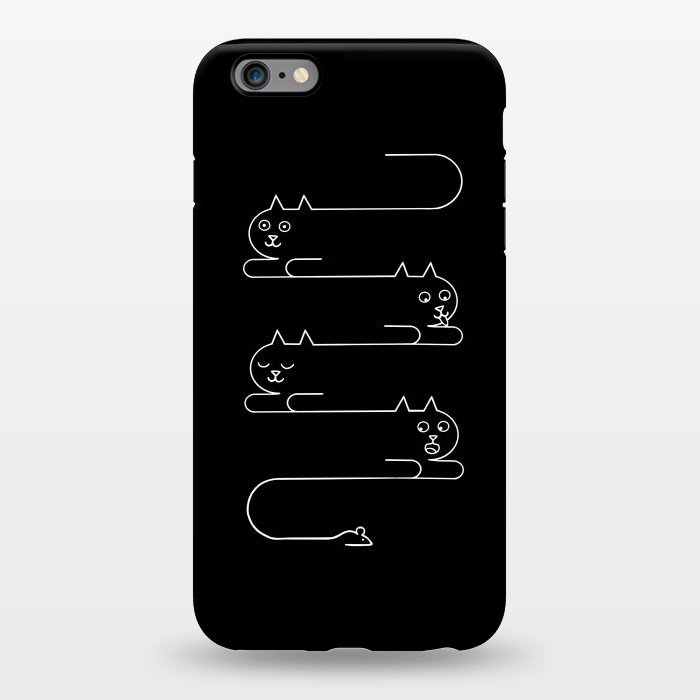 iPhone 6/6s plus StrongFit Cats Line by Coffee Man