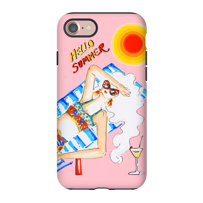 iPhone 7 StrongFit Hello Summer by MUKTA LATA BARUA